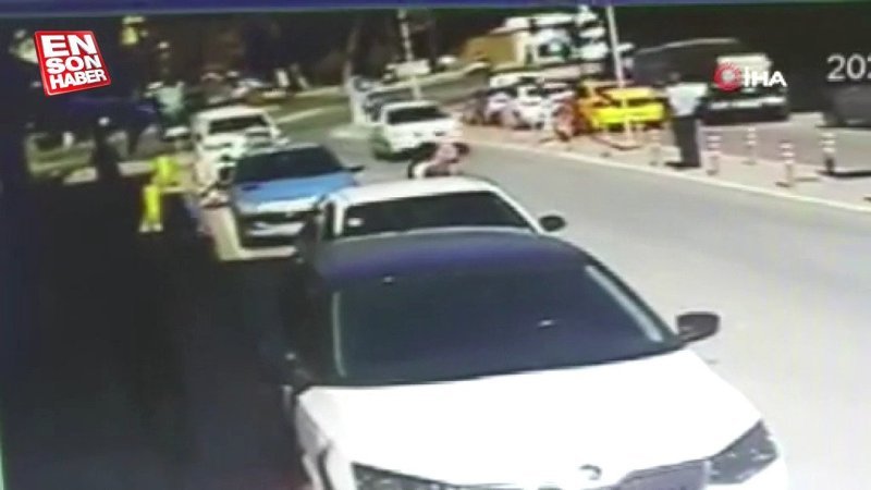 Bilecik'te ters şeride giren alkollü sürücünün dehşet saçtığı anlar