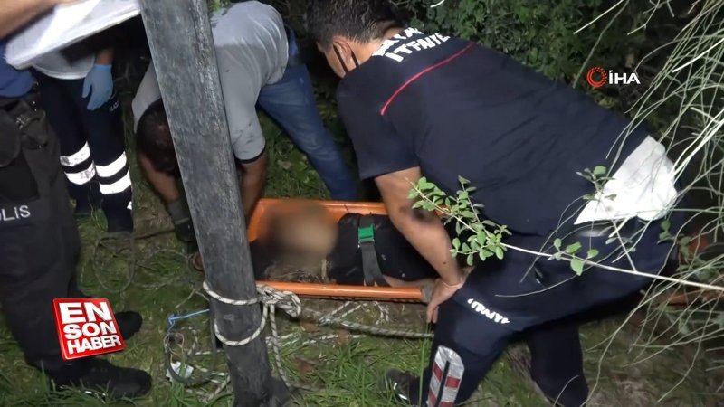 Tuvaletini yaparken 15 metrelik uçuruma yuvarlandı