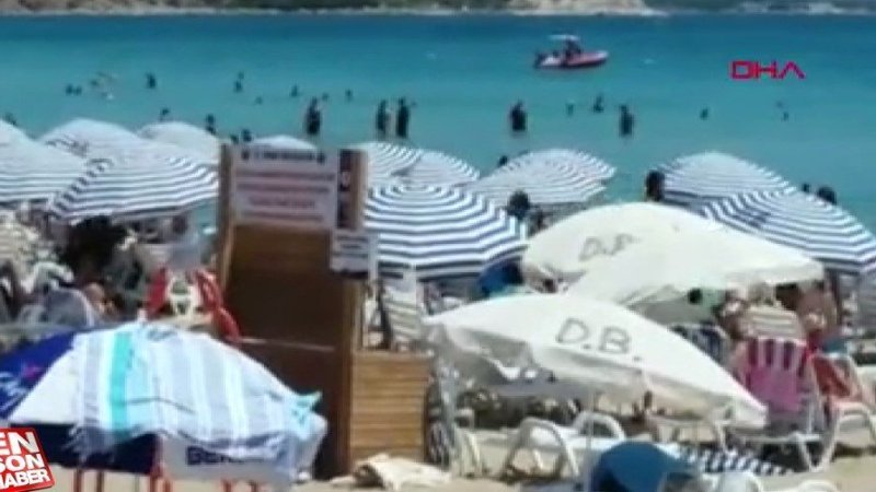 Aydın plajları son günlerinde tamamen doldu