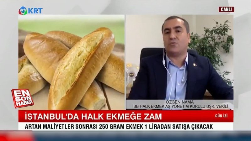 İBB Halk Ekmek Yönetim Kurulu Başkan Vekili, ekmek zammını böyle savundu 