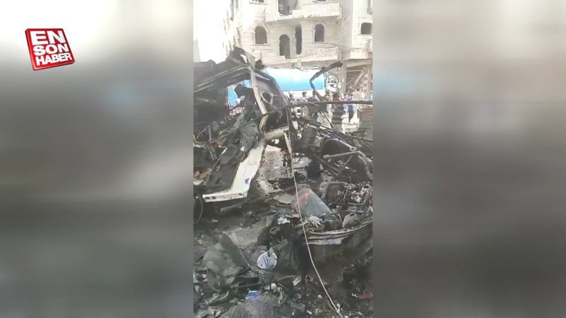 Suriye'de bomba yüklü kamyonla saldırı
