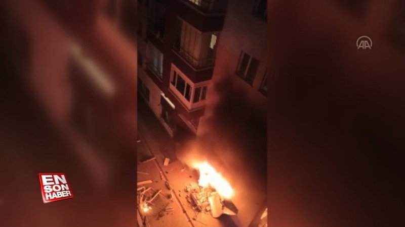 Ankara'da bir dairede doğalgaz patlaması meydana geldi