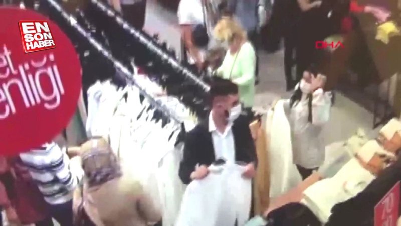 Ataşehir'deki kalabalık mağazada yüzük hırsızlığı