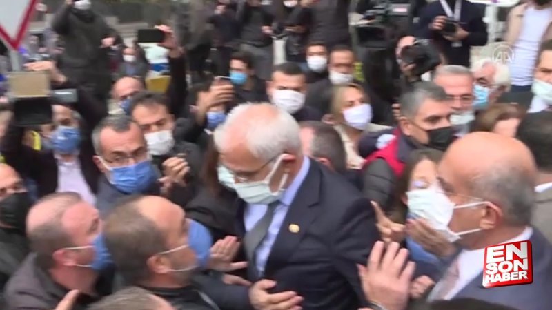 TBMM Dikmen kapısı önünde DİSK eylem 