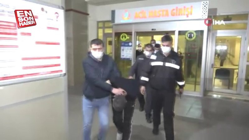 Adana'da hastanenin pandemi servisinden çanta çalan hırsız yakalandı