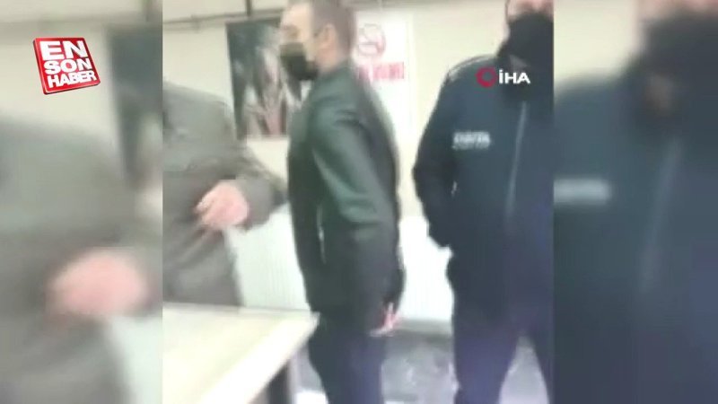 Zonguldak’ta iş yeri sahibi ile polis arasında ‘paket servis’ tartışması