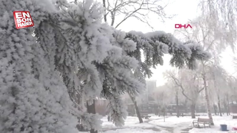 Ardahan’da termometreler eksi 25 dereceyi gördü