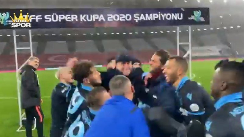 Trabzonspor'da Süper Kupa sevinci