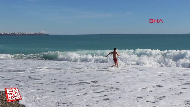 Antalya'da yazla kış arası yarım saat