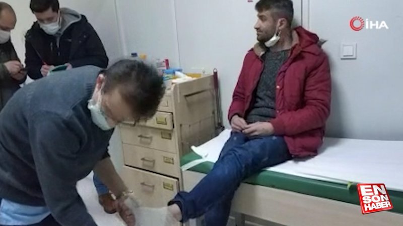 Samsun'da teyzesinin oğlunun silahlı saldırısında yaralandı