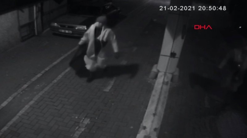 Samsun'da filyasyon ekibi tulumuyla hırsızlık