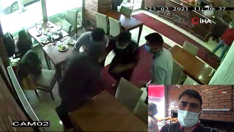 Kars’ta boğazına et kaçan çocuğu iş yeri sahibi kurtardı