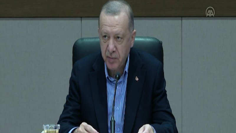 Cumhurbaşkanı Erdoğan, Afrin'deki kalleş saldırıyı kınadı