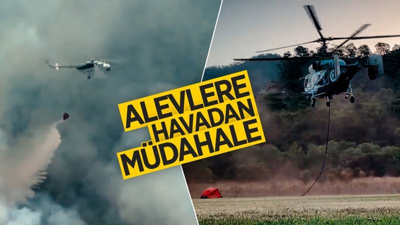 Yangın Kabusuyla Havadan Mücadele