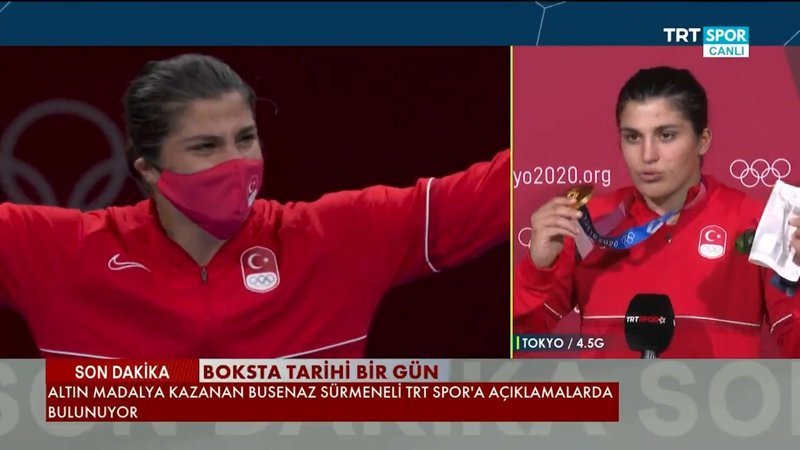 Busenaz Sürmeneli: Madalyayı Cumhurbaşkanımıza armağan ediyorum