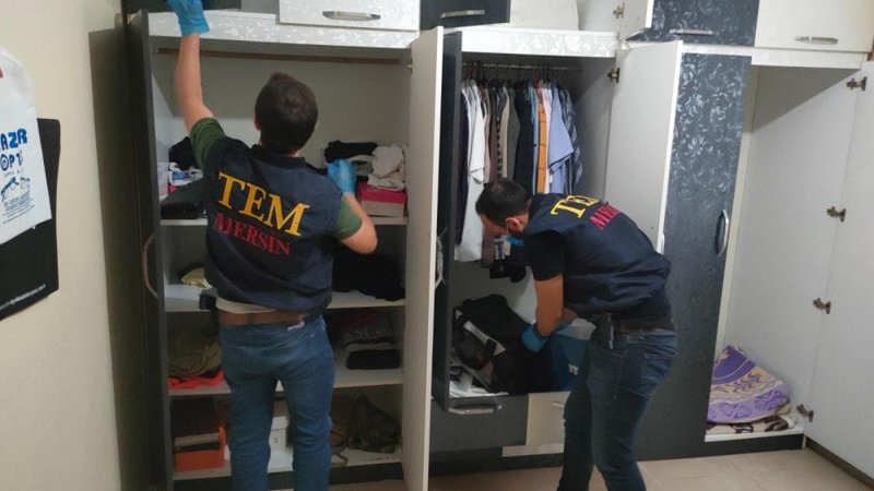 Mersin’de, PKK/YPG propagandası yapan 4 kişi yakalandı