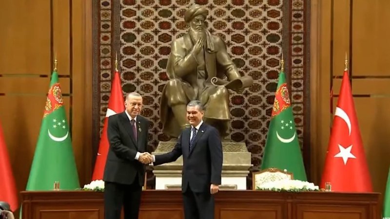 Cumhurbaşkanı Erdoğan, Türkmenistan'da