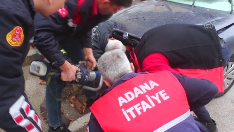 Adana'da LPG'li araç patladı