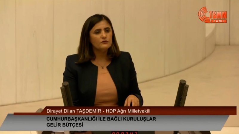 HDP'li vekil Dilan Taşdemir'in SİHA rahatsızlığı