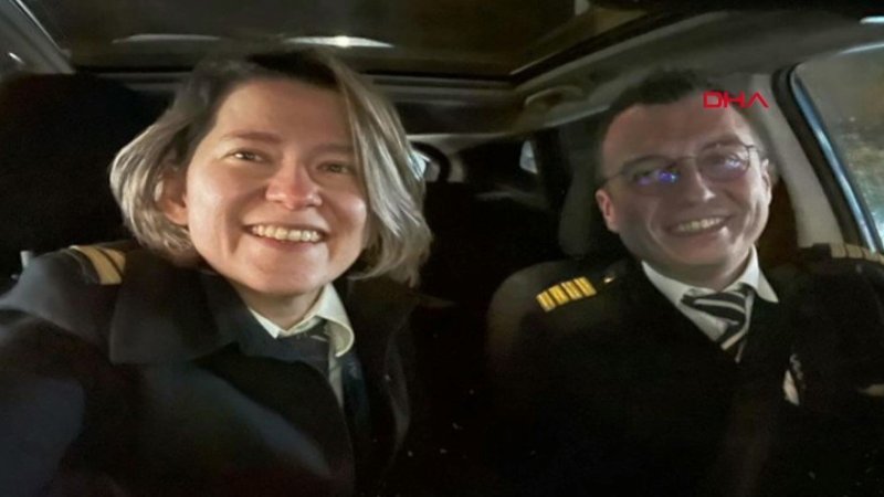 İstanbullu pilot çiftin gökyüzündeki tesadüfü