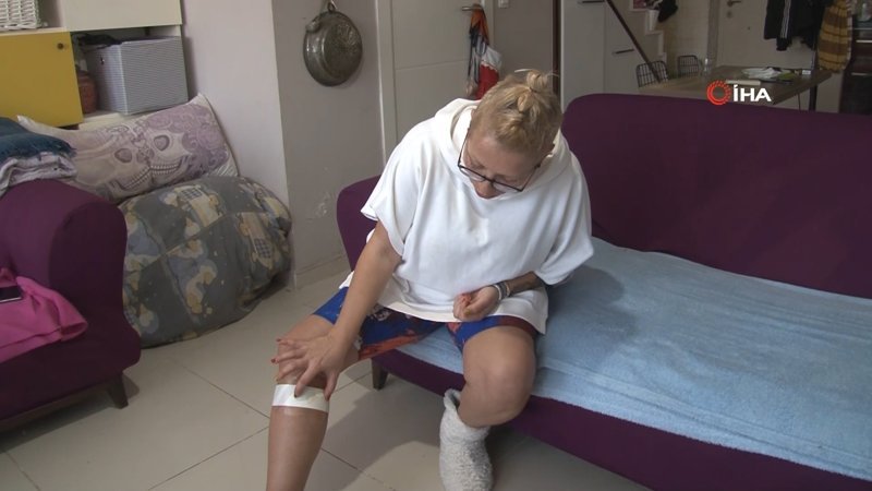 Antalya’da sokak köpeği tarafından ısırılan aşçı kadın kabusu yaşadı