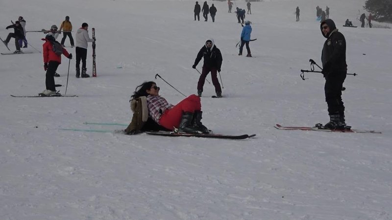 Uludağ’da yılın ikinci günü