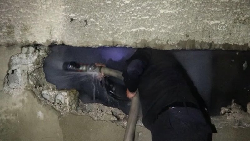 Ağrı'da cami kazanında yangın çıktı