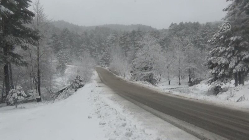 Kazdağları, beyaz örtüyle kaplandı