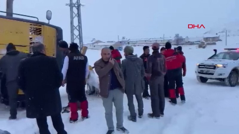 Erzurum'da çığ altında kalan 2 kişi hayatını kaybetti