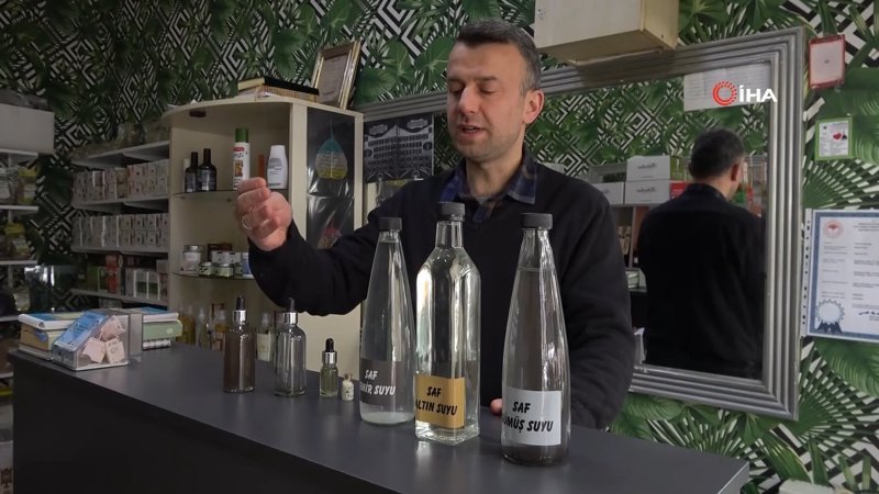 Bursa'da altın suyunun litresi 350 liraya satılıyor