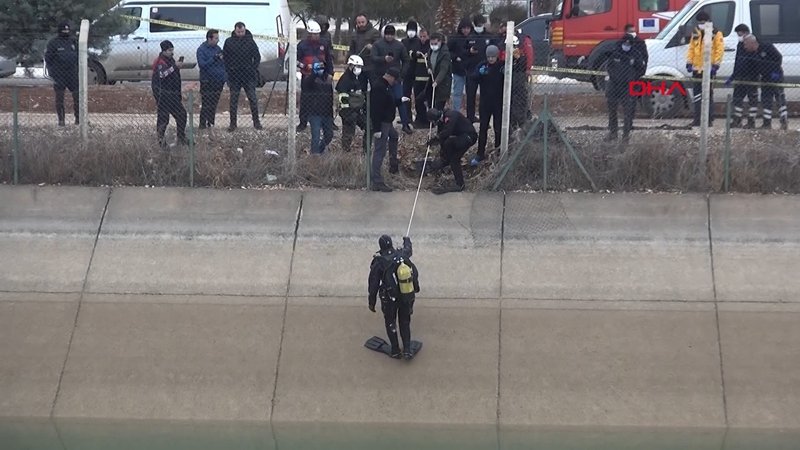 Şanlıurfa’da kanala atlayan hırsız boğuldu