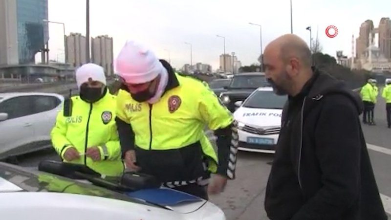 Ataşehir’de polisi görünce kaçmaya çalıştı