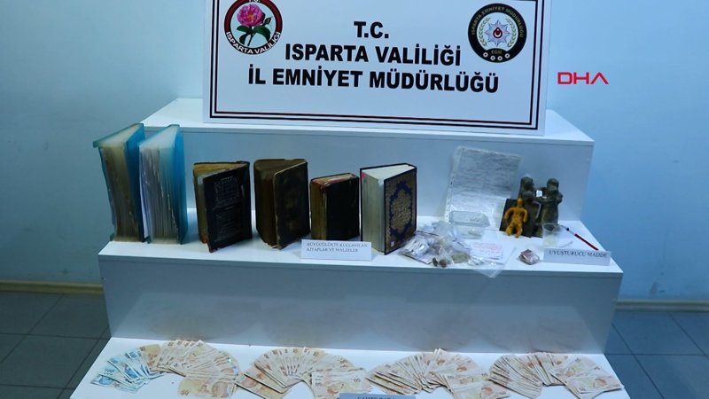 Isparta’da, sahte para operasyonunda 'büyücü' detayı