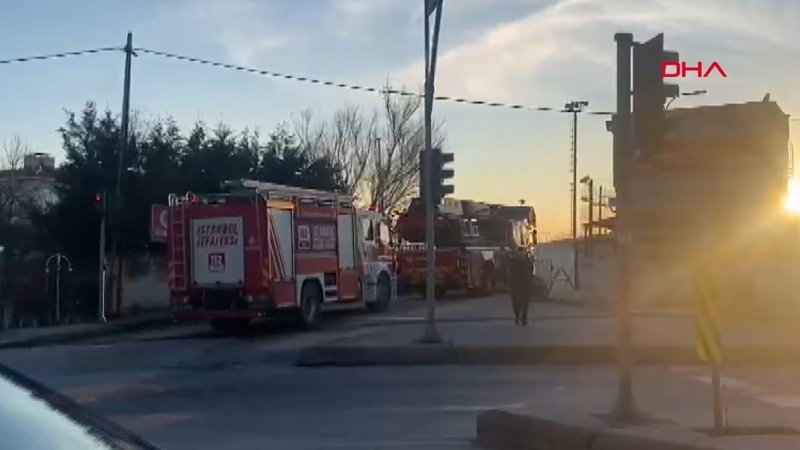Ümraniye Cezaevi'nde yangın çıktı