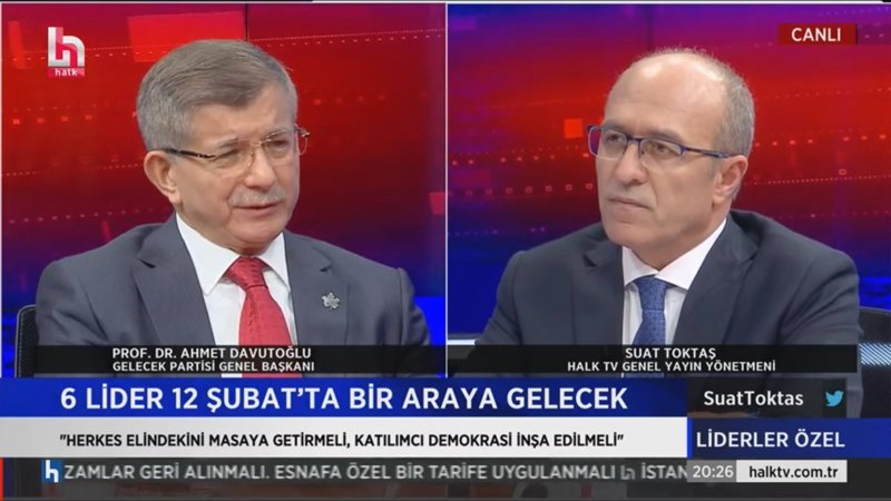 Ahmet Davutoğlu: Millet İttifakı'nın adını değiştireceğiz