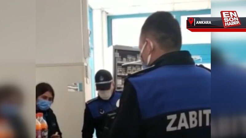 Ankara'da zincir marketleri denetleyen zabıta müdüründen sert tepki