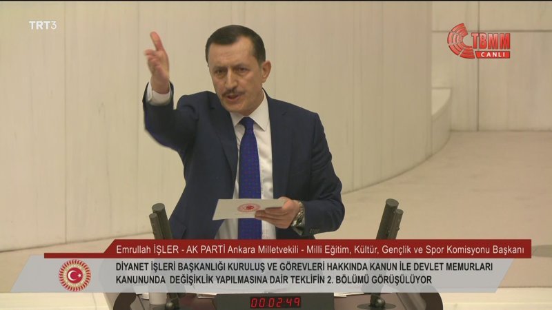 TBMM Genel Kurulu'nda 'dinsiz' polemiği