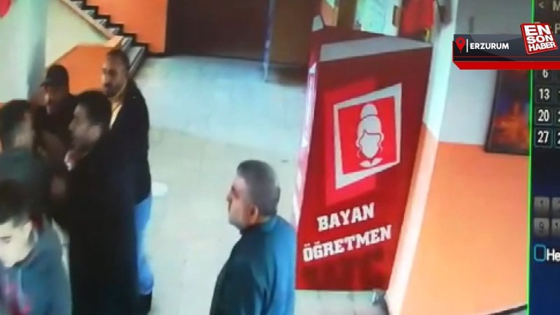 Erzurum'da okula gelen veli, müdüre saldırdı