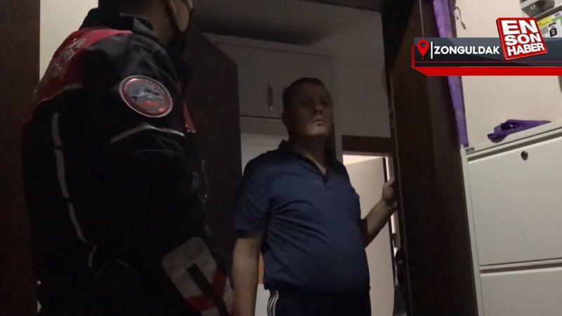 Zonguldak'ta tepkisi yanlış anlaşılan kişinin evine ekipler geldi