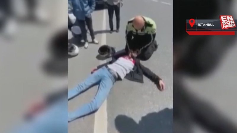 Kadıköy'de polisten hayat kurtaran müdahale