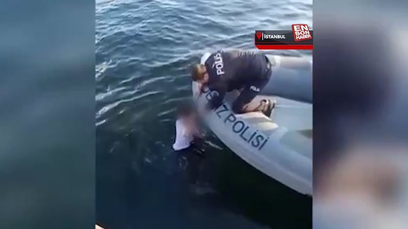 Haliç'te 16 yaşındaki genç denize düştü
