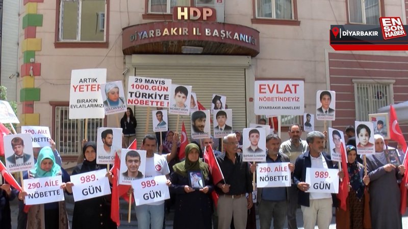 Diyarbakır’da evlat nöbeti tutan aile sayısı 290 oldu