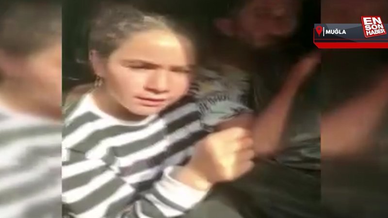 Marmaris'teki midibüsten, üst üste oturmuş 19 göçmen yakalandı