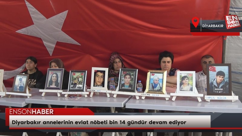 Diyarbakır annelerinin evlat nöbeti bin 14 gündür devam ediyor
