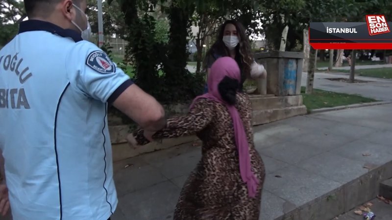 Taksim’de çocukları kullanarak dilenen kadınlar yakalandı