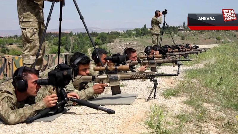 Yerli ve milli silahlarla yetişen keskin nişancılar