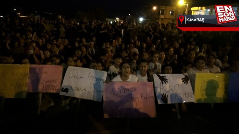 Kahramanmaraş'ta cinsel istismara uğrayan çocuğun annesi eylem yaptı