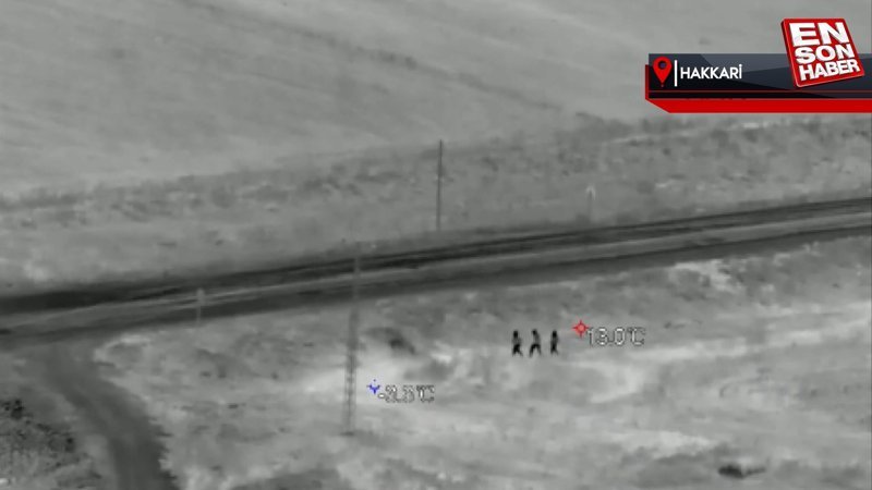 Menfeze EYP'li saldırıya gelen teröristler kamerada