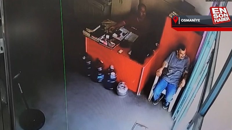 Osmaniye'de kontrolünü kaybeden otomobil iş yerine girdi