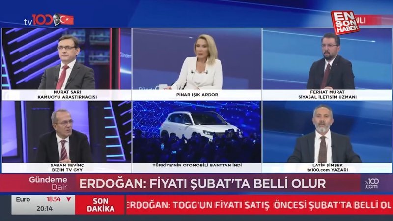 Latif Şimşek stüdyoda fenalaştı